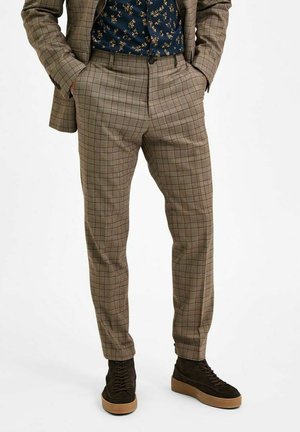 SLIM FIT - Pantaloni eleganti - brownie