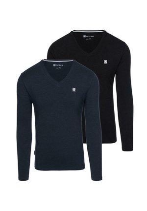 2 PACK - Långärmad tröja - black navy