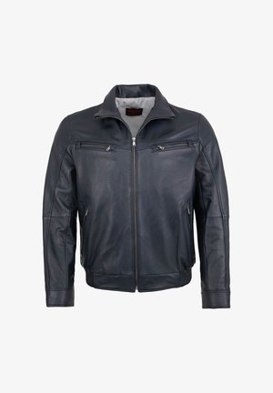 Mark Maddox Lederjacke - navy