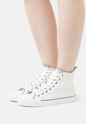 Zapatillas altas - white/multi-coloured