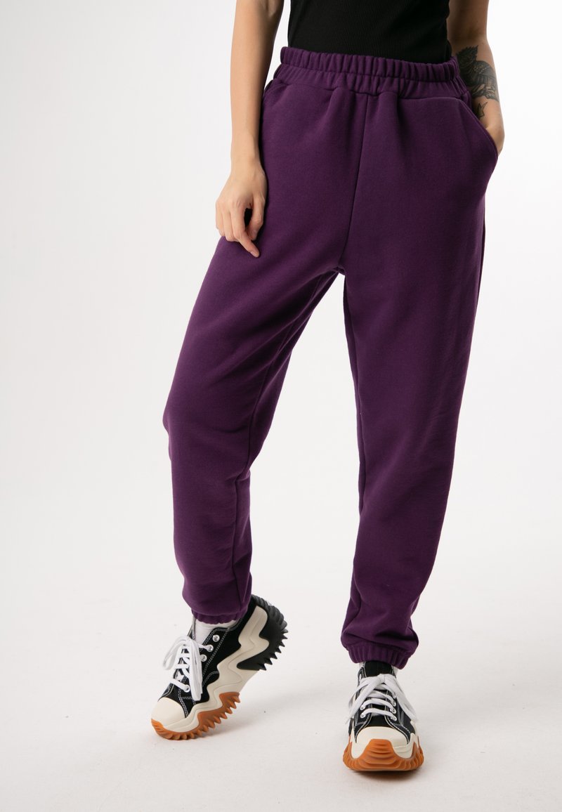 ET NOS Tracksuit bottoms purple Zalando.de