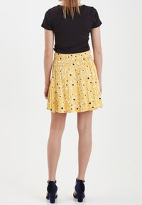 ICHI Áčková sukně - yellow