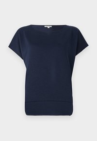 MIX CREW NECK - Marškinėliai su spaudiniu - real navy blue