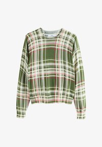 Unselected, green pink check