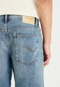Only & Sons ONSEDGE  - Farmer rövidnadrágok - dark blue denim