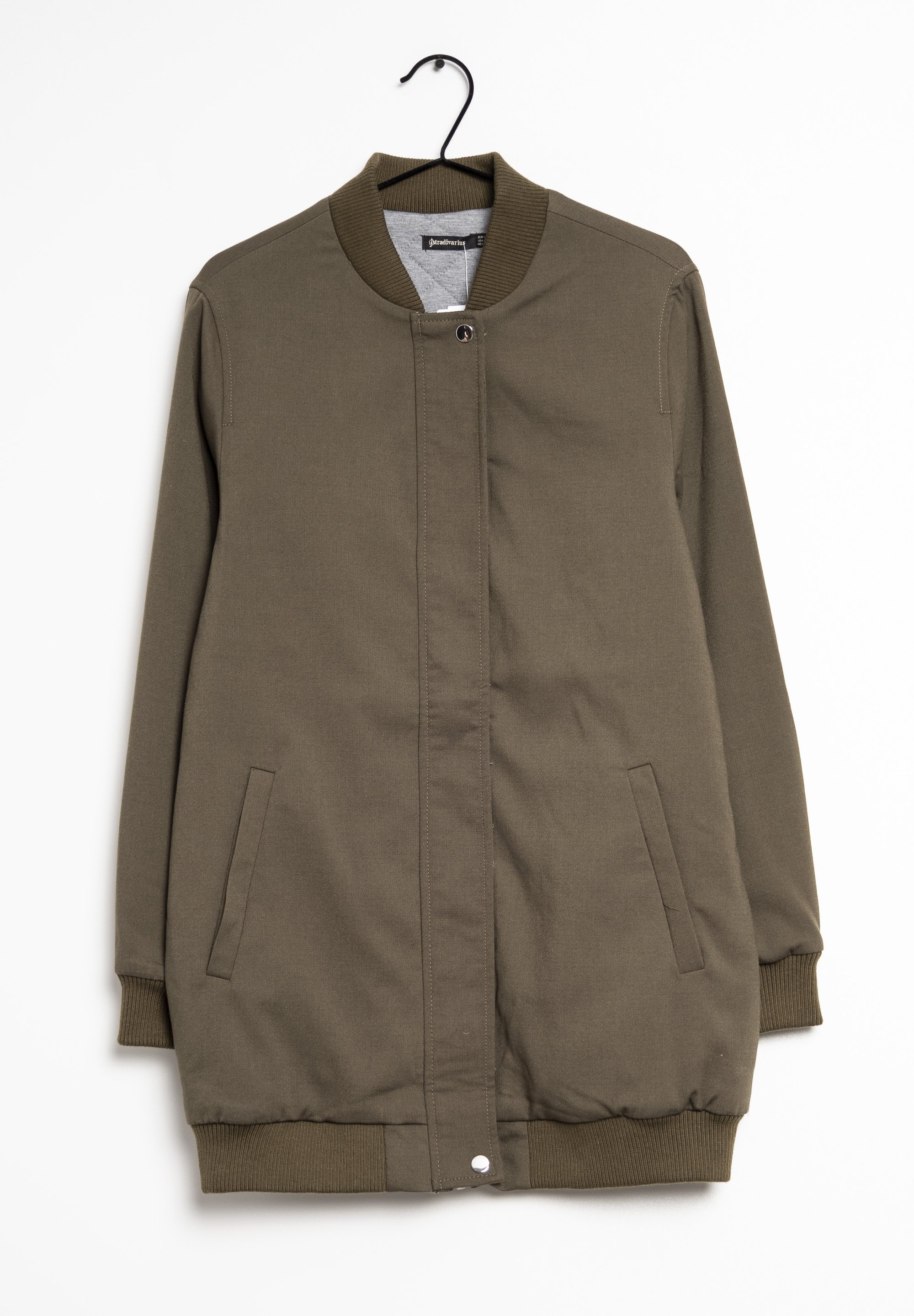 Stradivarius Kurzmantel green/khaki (Pre-owned) Zalando