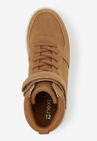 Next SINGLE STRAP ELASTIC LACE - Augsti sporta apavi - tan brown