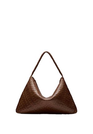 Shopping bags - mottled dark brown