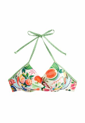 PLUNGE STANDARD - Bikinitop - bright fruit tropical print
