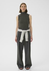 InWear DAGNA ROLLNECK  - Top - dark grey melange