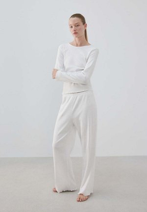 Mango, ADULT SET - Conjunto de pijama - white
