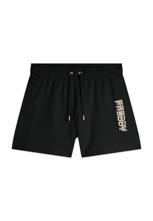 CON GRAFICA - Short de sport - nero