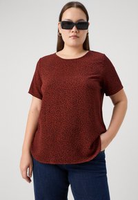 ONLY Carmakoma CARVICA LIFE NOOS - Bluse - burnt henna