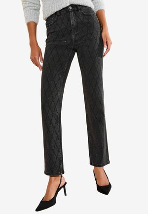 REGULAR FIT -  ANKLE STRAIGHT - Džínsy s rovným strihom - new black