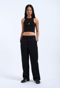 Dr.Denim HILL - Trousers - black