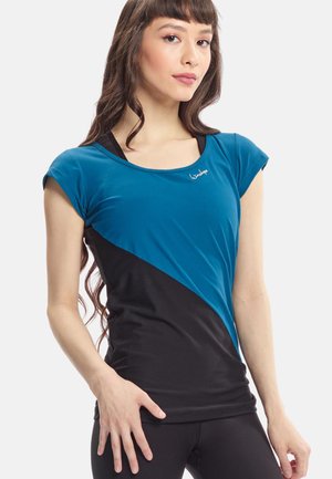 Winshape, FUNCTIONAL SOFT AND LIGHT TANK - T-shirt print - teal green black
