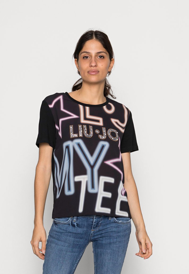 Liu Jo Jeans MODA - T-shirt estampada - nero liujo