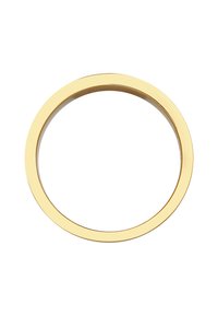 Guldfärgad metallring med en slät, polerad yta. Cirkulär form, tunn profil och enhetlig färg utan extra mönster eller accenter.