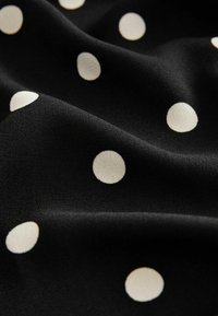 Next LONG SLEEVE OVERHEAD V-NECK - Camicetta - black white spot