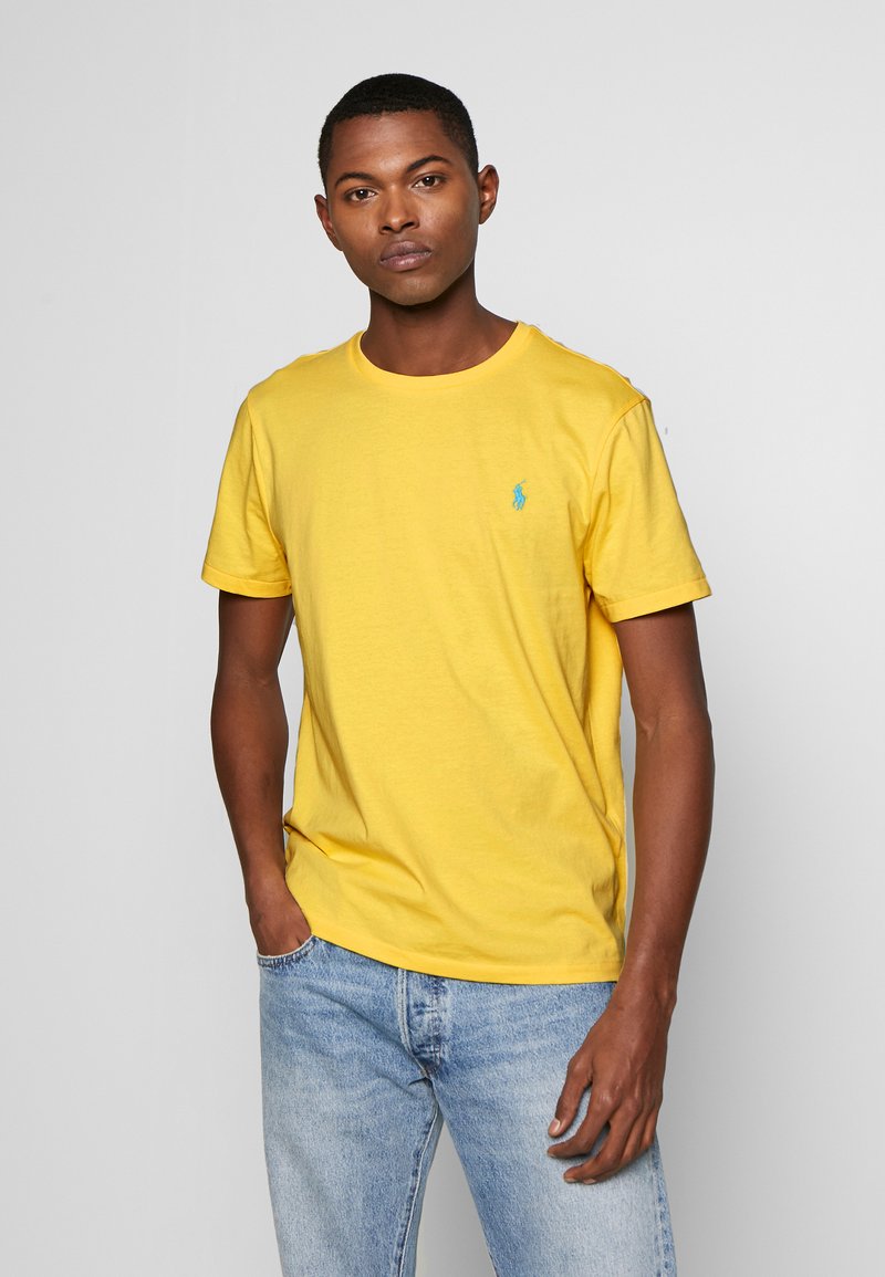 Polo Ralph Lauren CUSTOM SLIM FIT JERSEY CREWNECK T-SHIRT - T-shirt básica - empire yellow