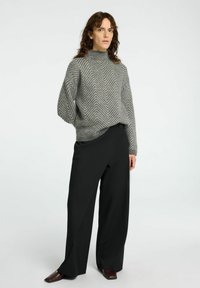 Selected Femme FISCHGRÄT - Džemperis - medium grey melange