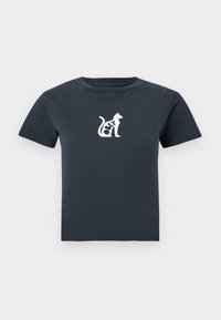 CAT - T-shirt estampada - black