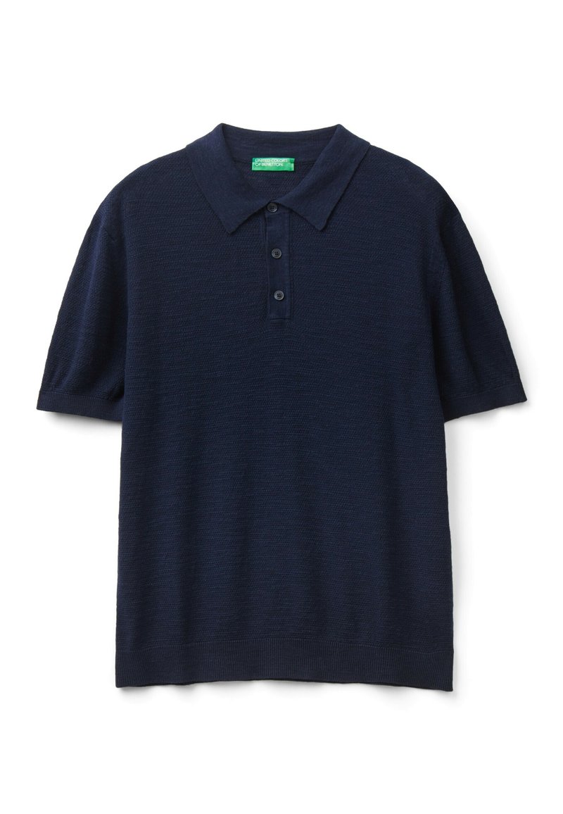 United Colors of Benetton Poloshirt blauw United Colors of Benetton Poloshirt blauw