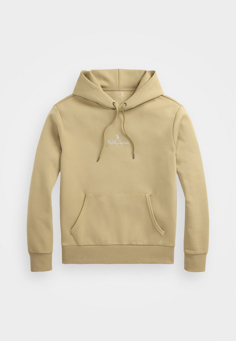 Polo Ralph Lauren LOGO DOUBLE-KNIT HOODIE - Mikina s kapucňou - beige