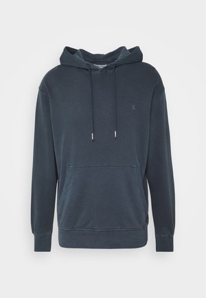 JJEWASHED HOOD - Felpa con cappuccio - navy blazer/relax/overdyed