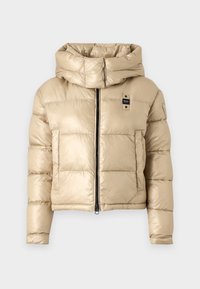 GLORIA - Žieminė striukė - beige/celeste brina
