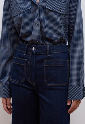 Les Copains, WIDE-LEG JEANS - Pernera ancha - dark blue