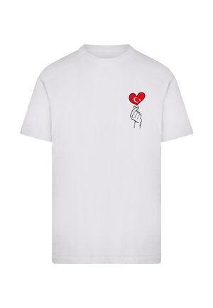 Mister Tee, LOVE TÜRKIYE SIGN TEE - T-Shirt print - white