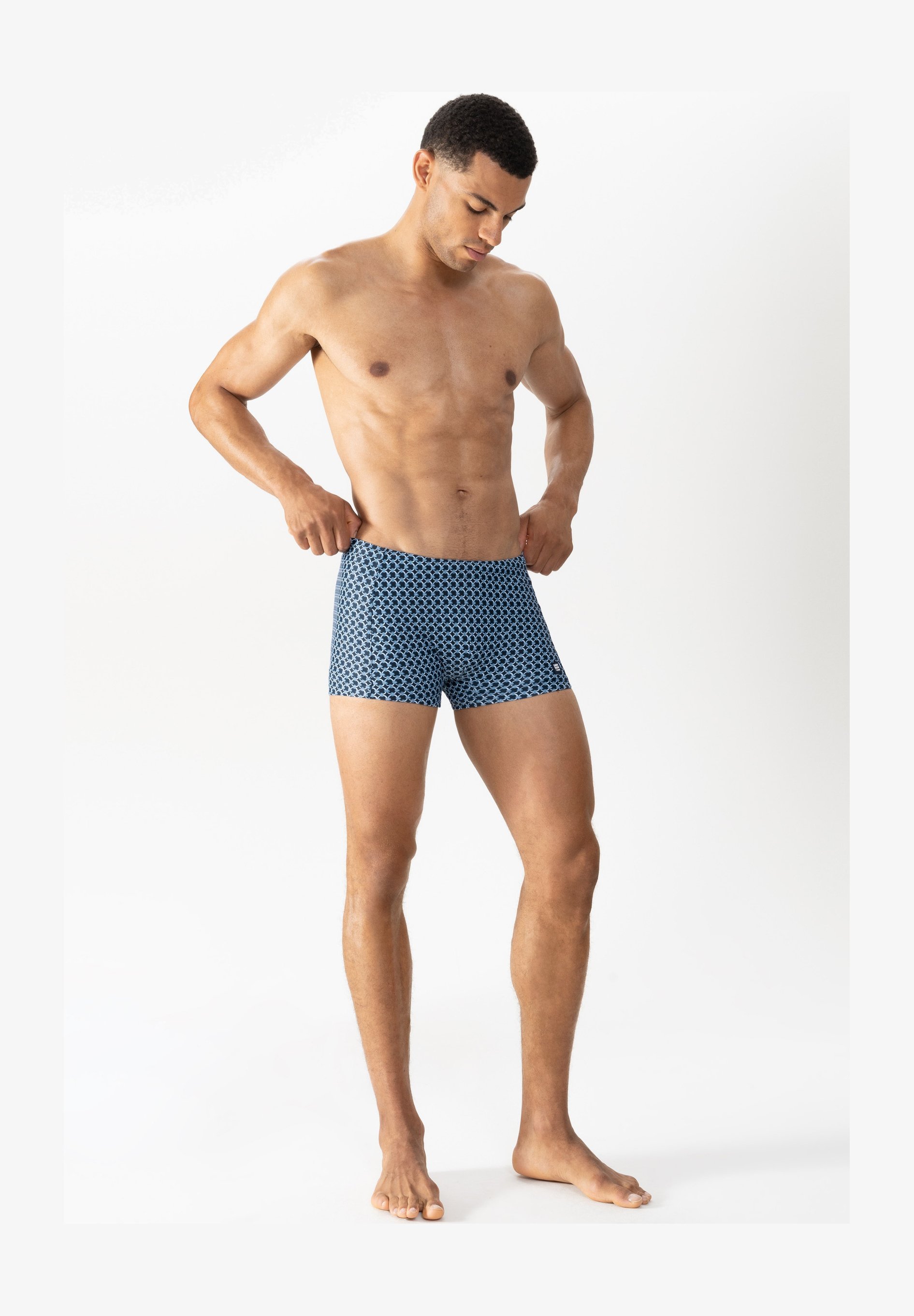 Mey Pantaloni Jazz Uomo Serie Sun Stripes – Biancheria Intima In Cotone Traspirante, Colore Nettuno