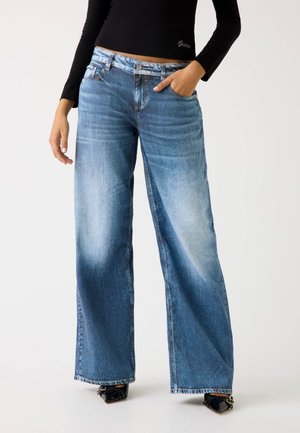 LOOSE LEG  - Blugi evazați - blau