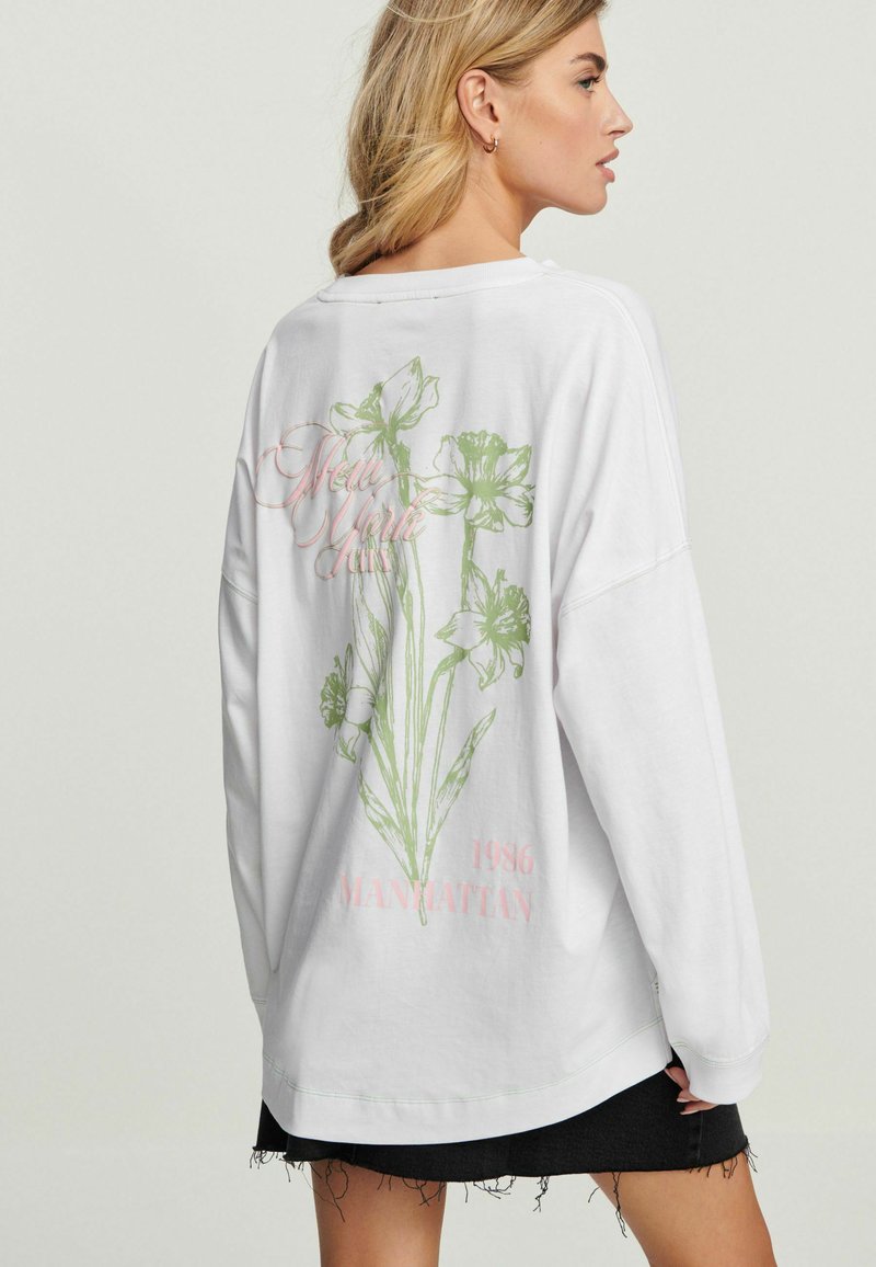 Next BROOKLYN NEW YORK CITY GRAPHIC - Langærmet T-shirt - white
