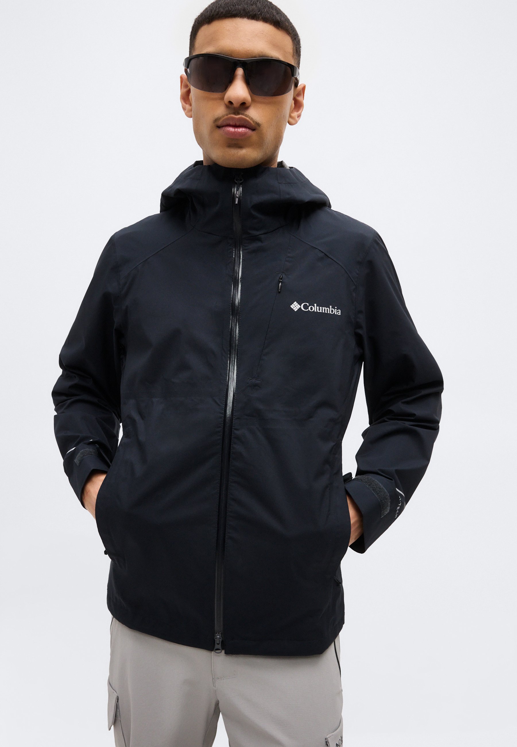 Columbia TRAILBORNE™ 2.5L - Hardshell jacket - black - Zalando.co.uk
