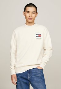 Tommy Jeans CREW NECK LOGO  - Sudadera - newsprint