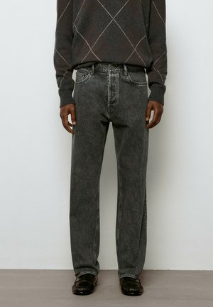 Massimo Dutti, STRAIGHT-LEG JEANS - Straight leg jeans - dark grey