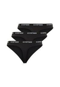 Chiemsee STRING IM DREIERPACK UND LABEL-LOOK - String - black black