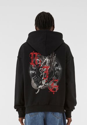 HEAVY OVERSIZED   - Kapuzenpullover - black
