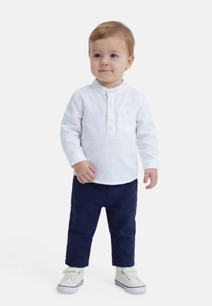 SET - Košeľa - blue/white