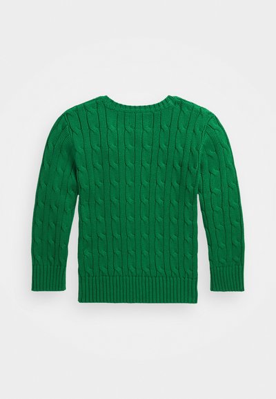 Polo Ralph Lauren CABLE-KNIT COTTON SWEATER - Pulover - athletic green