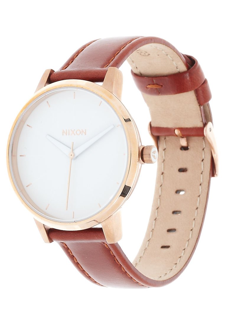 Nixon KENSINGTON Horloge rosegoldfarben/braun/lichtbruin Zalando.nl