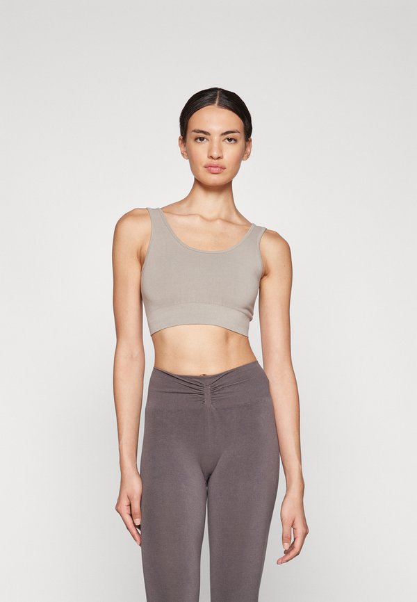 HADU - Sport-BH mit leichter Stützkraft - cacao