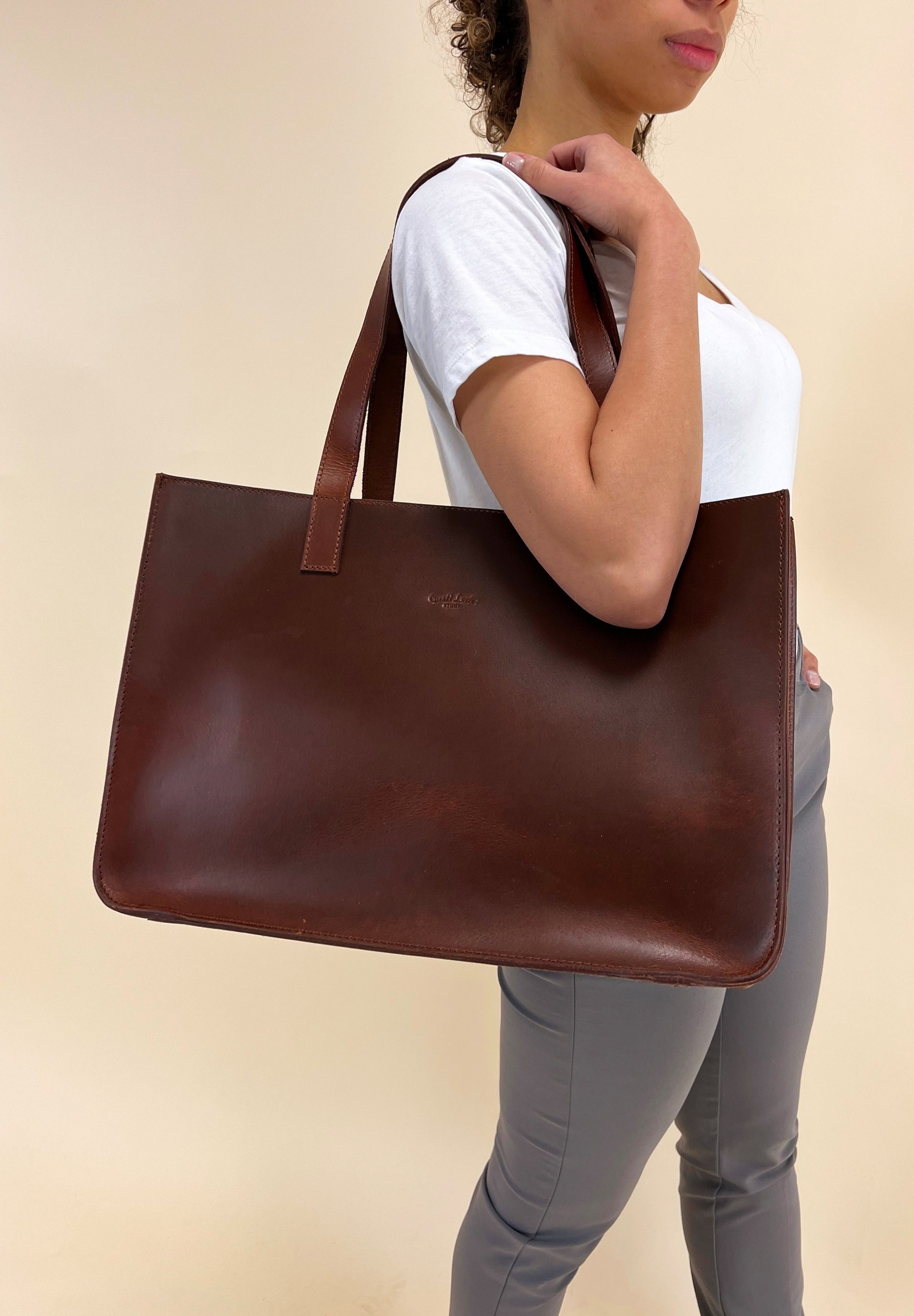 Gusti Leder AGATHA - Shopper - walnut/bruin - Zalando.be