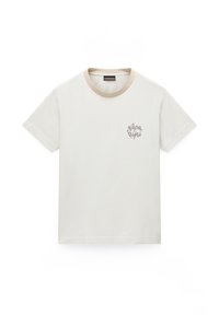 Napapijri FEDAIA - T-shirts print - beige dimity