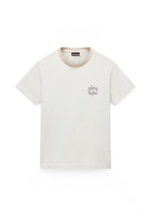 Napapijri FEDAIA - Triko s potiskem - beige dimity