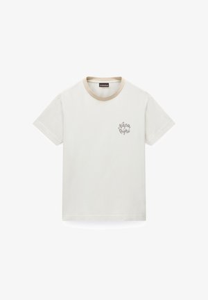 Napapijri FEDAIA - Printtipaita - beige dimity