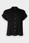 VMCBUMPY NOOS - Button-down blouse - black