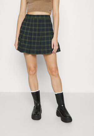 PLEATED SKIRT - Minirok - green